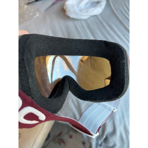 Poc Lobes ski snowboard goggles mid & low light lenses maroon strap snow winter - Picture 8 of 11